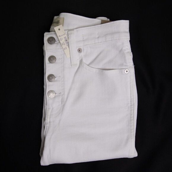 Madewell Stovepipe Jeans in Pure White - Picture 14 of 14